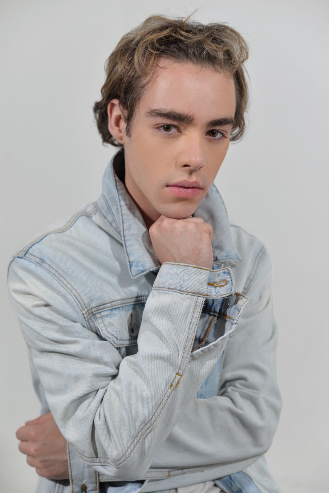 Beleza — close com o fundo rosa